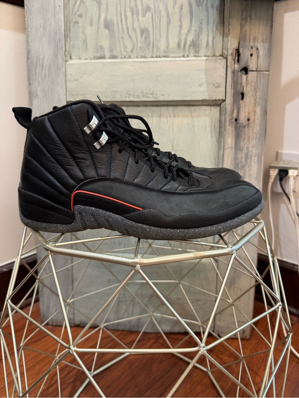 Nike Air Jordan Retro 12 Utility Black Grind sneakers MEN SZ 13 - Picture 3 of 10